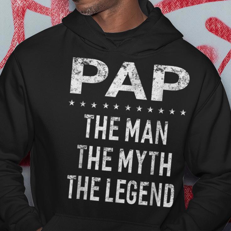 Pap The Man Der Mythos Die Legende Grandpa Men Hoodie Lustige Geschenke