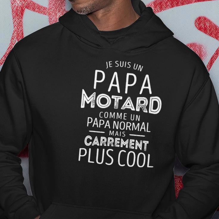 Papa Motard Carrrement Plus Cool Hoodie Lustige Geschenke