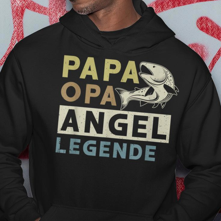 Papa Opa Angel Legende Hoodie, Perfekt für Vatertagsangler Lustige Geschenke