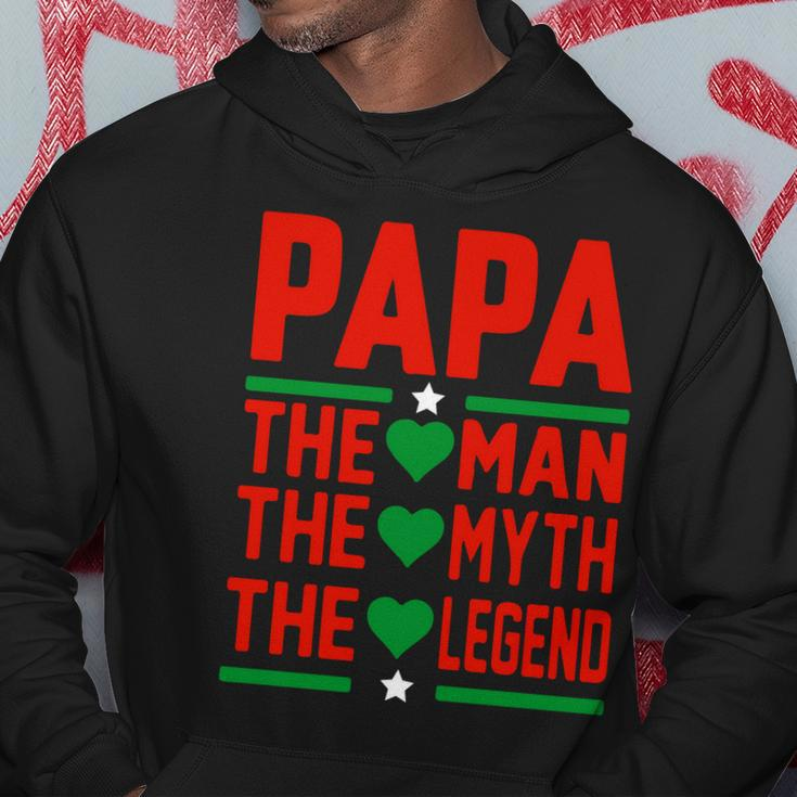 Papa The Man The Myth The Legend Fathers Day Hoodie Unique Gifts
