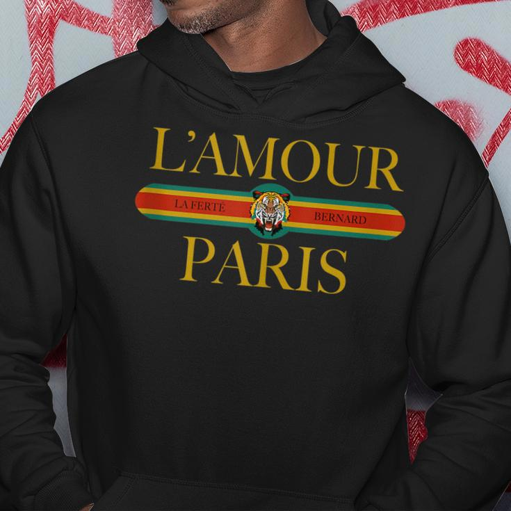 Paris Lamour - Fashion Tiger Face - I Love Paris - Retro Hoodie Funny Gifts