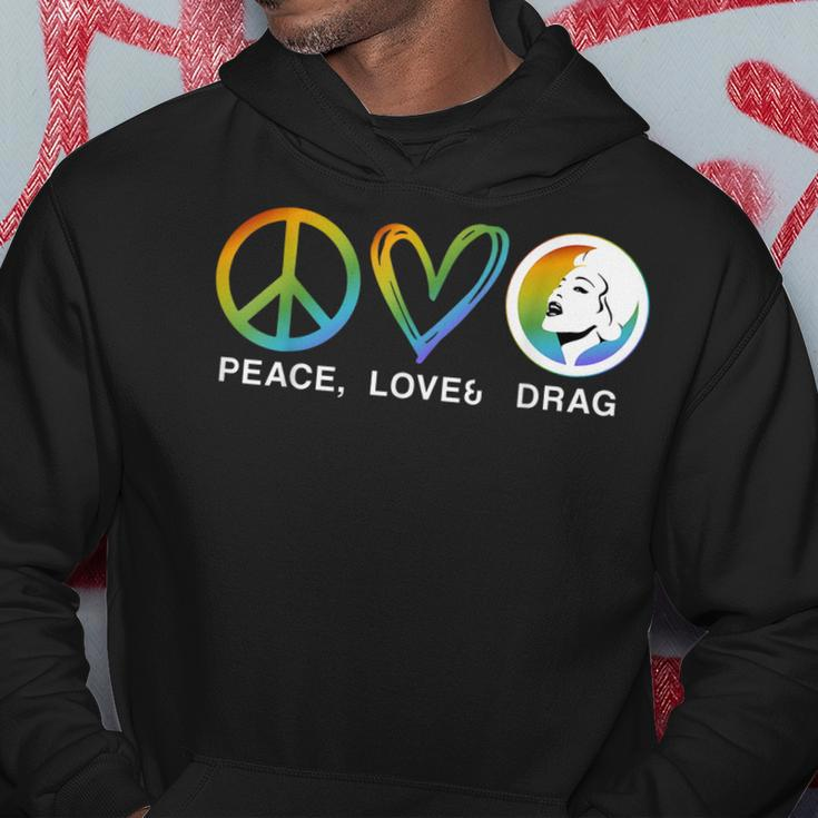 Peace Love And Drag - Drag Is Not A Crime Lgbt Gay Pride Hoodie Unique Gifts