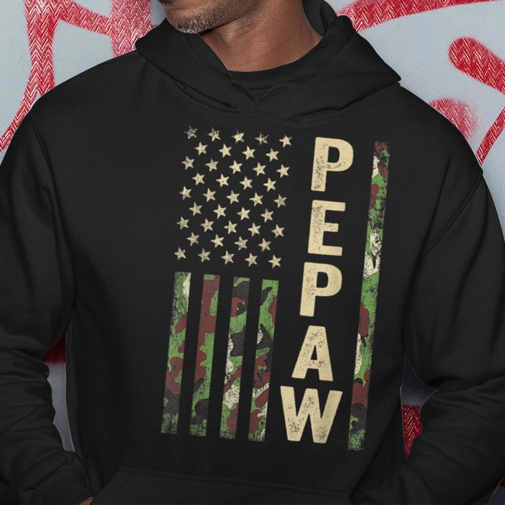 Pepaw American Military Camouflage Flag Gift Fathers Day Gift For Mens Hoodie Unique Gifts