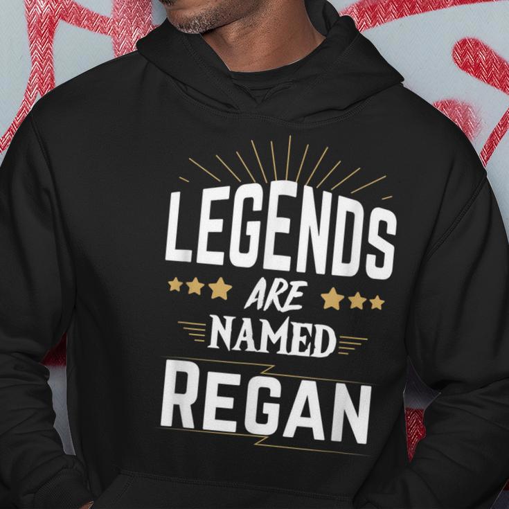 Personalisiertes Legends Are Named Regan Hoodie, Stilvolles Design für Regan Lustige Geschenke