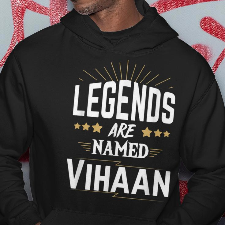Personalisiertes Legends Are Named Vihaan Hoodie, Sternen-Design Lustige Geschenke