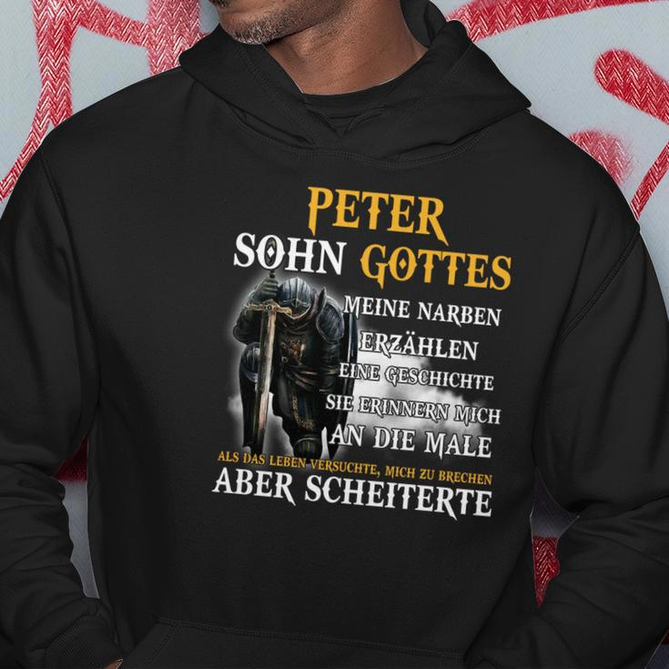 Peter Sohn Gottes Schwarzes Hoodie, Inspirierendes Zitat Design Lustige Geschenke