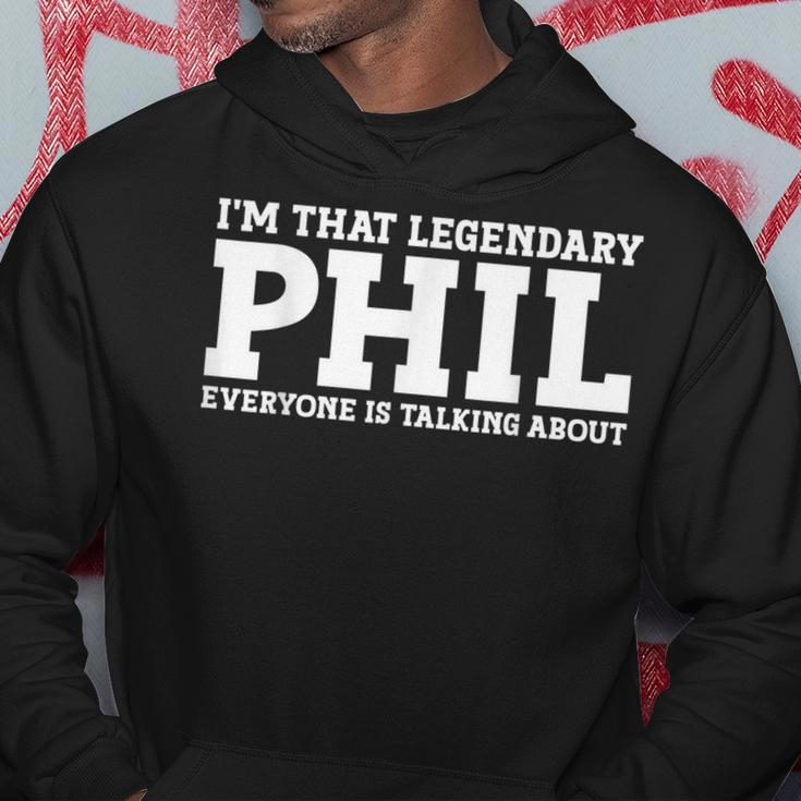 Phil Personal Name First Name Funny Phil Hoodie Unique Gifts