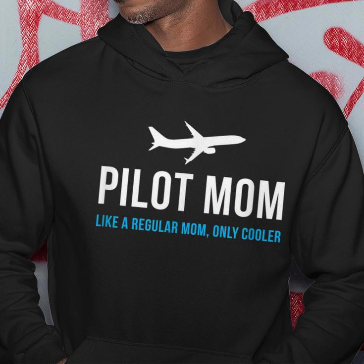 Pilot Mom Funny Cute Airplane Aviation Gift Hoodie Unique Gifts
