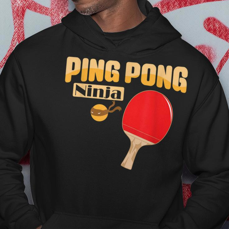 Ping Pong Ninja Tischtenniskelle Hoodie Lustige Geschenke