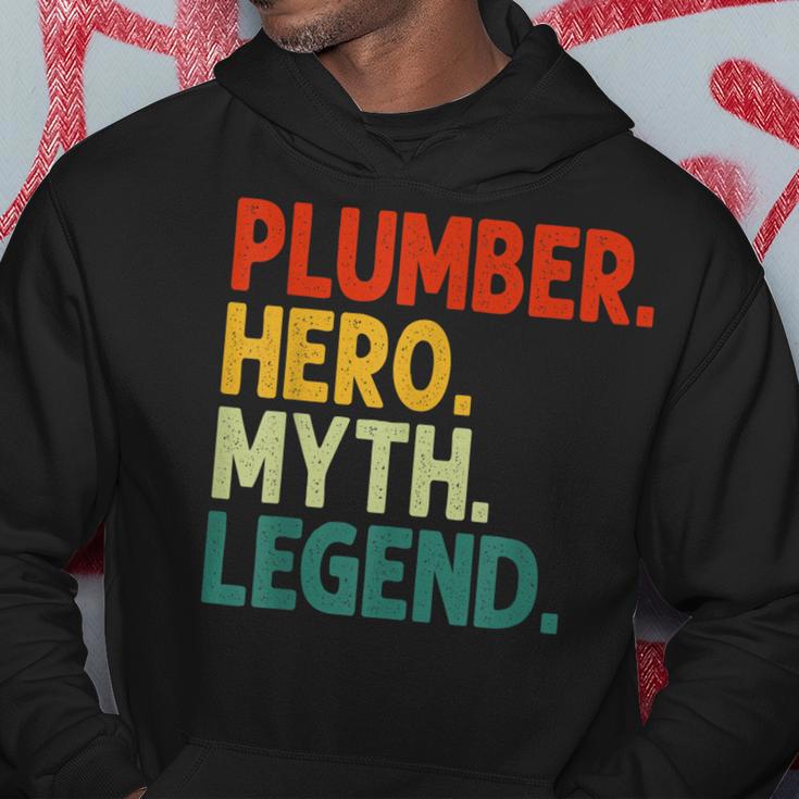 Plumber Hero Myth Legend Retro Vintage Klempner Hoodie Lustige Geschenke