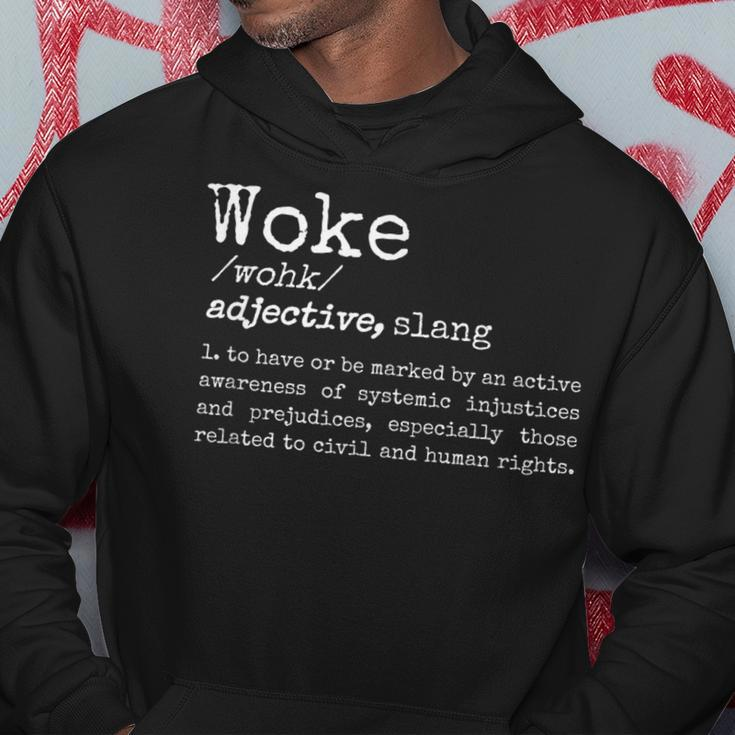 Politically Informed Woke Meaning Dictionary Definition Woke Hoodie Unique Gifts