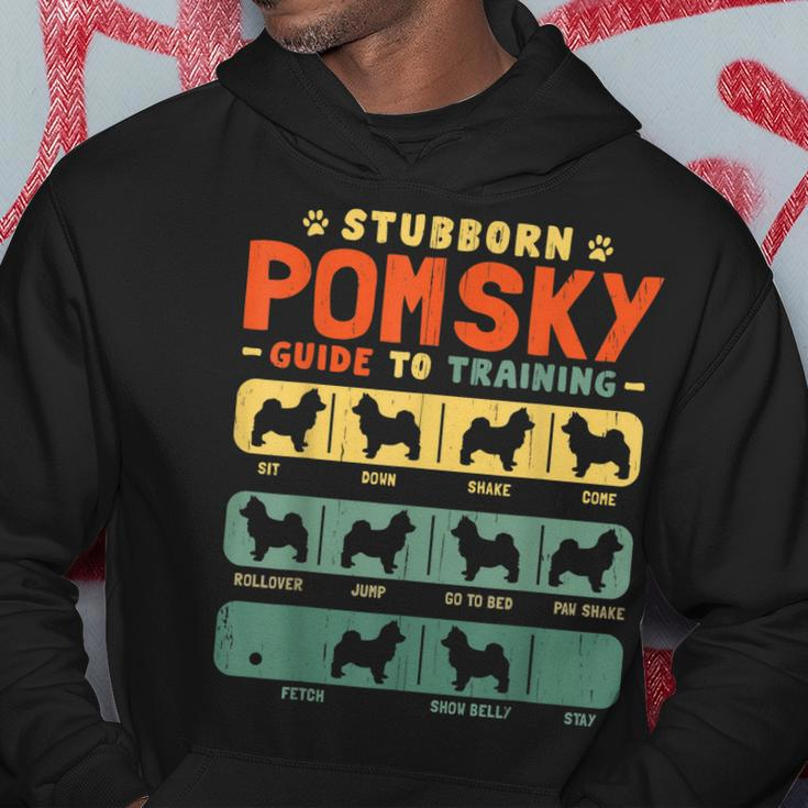 Pomsky Mom Dad Funny Stubborn Vintage Tricks Gift Hoodie Unique Gifts