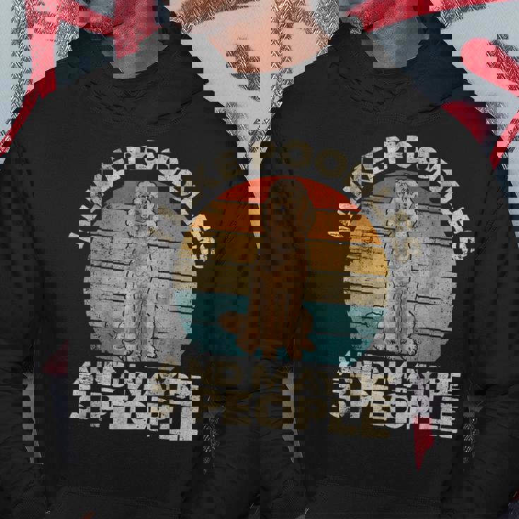 Poodle Retro Dog Lover Funny Poodle Hoodie Unique Gifts