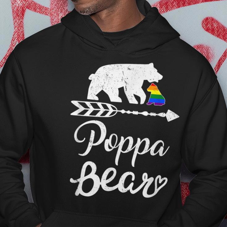 Poppa Bear Lgbt Lgbtq Rainbow Pride Gay Lesbian Hoodie Unique Gifts