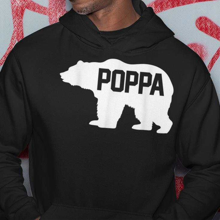 Poppa Bear Silhouette Hoodie Unique Gifts