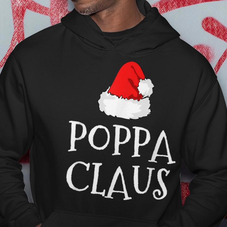 Poppa Claus Christmas Hat Family Group Matching Pajama Hoodie Unique Gifts