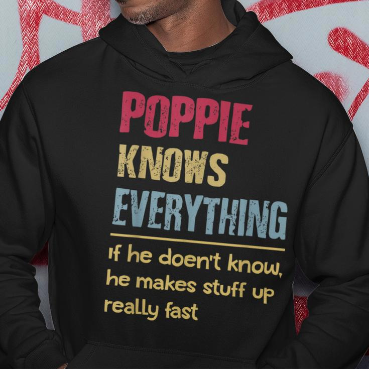Poppie Know Everything Grandpa Gifts Hoodie Unique Gifts
