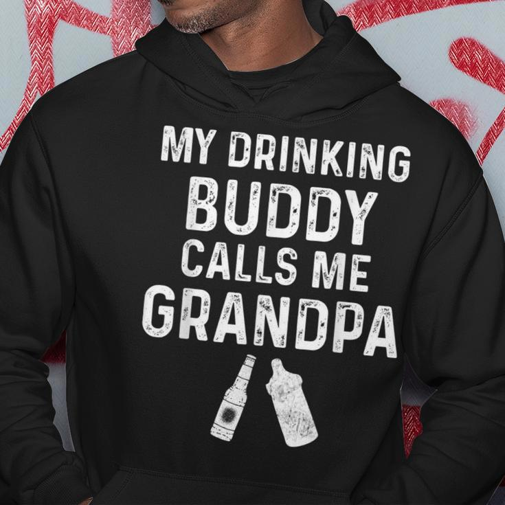 Pregnancy Announcement For Grandpa Gifts My Drinking Buddy Gift For Mens Hoodie Unique Gifts