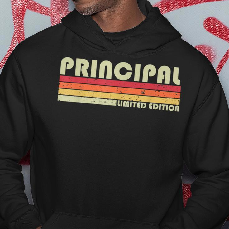 Principal Funny Job Title Profession Birthday Worker Idea Hoodie Funny Gifts
