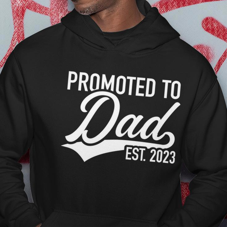 Promoted To Dad 2023 Gift Hoodie Unique Gifts