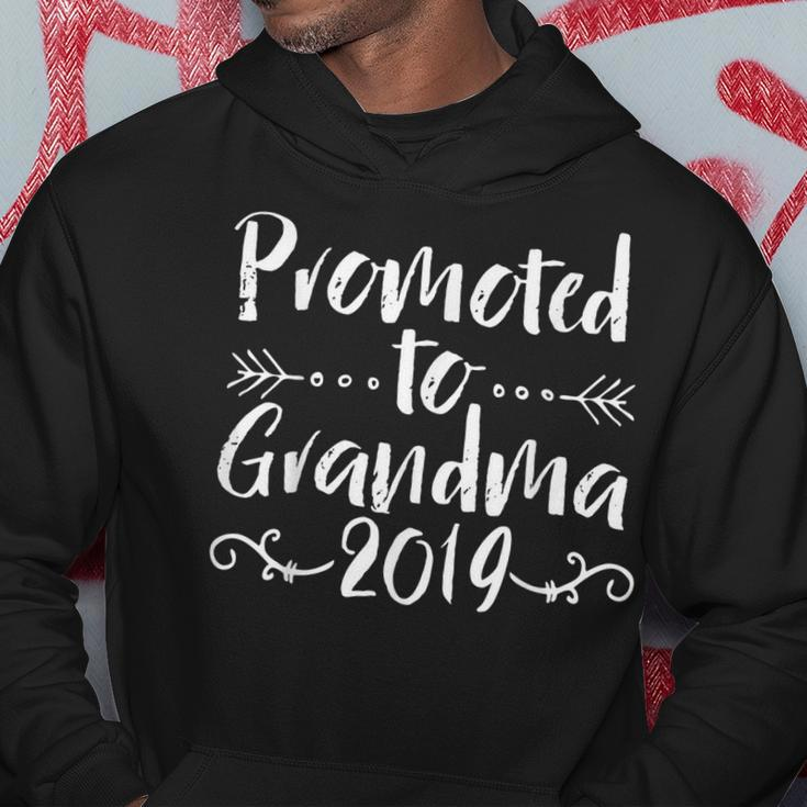 Promoted To Grandma 2019 Grandparents Baby Reveal Hoodie Unique Gifts