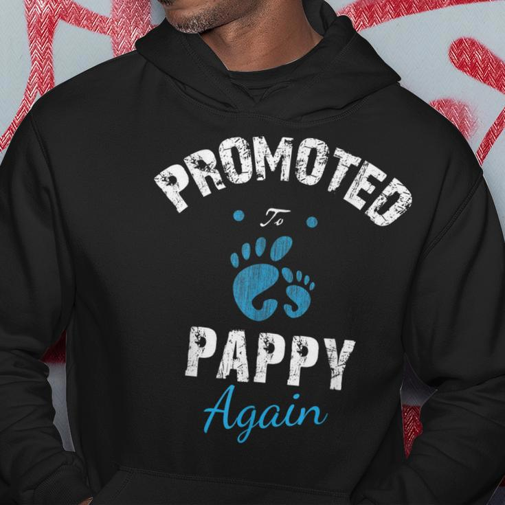Promoted To Grandpa Again 2019 Soon To Be Pappy Gift Hoodie Unique Gifts