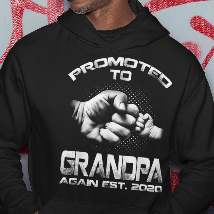 Promoted To Grandpa Again 2020 Hoodie Unique Gifts