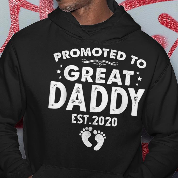 Promoted to Great Daddy 2020 Hoodie, Perfektes Geschenk zum Vatertag Lustige Geschenke