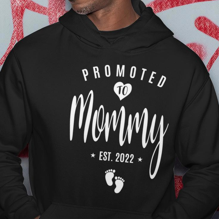 Promoted To Mommy 2022 First Time Mothers New Mom To Be Cool Gift Hoodie Unique Gifts