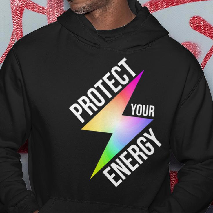 Protect Your Energy Colorful Lightning Bolt Men Hoodie Personalized Gifts