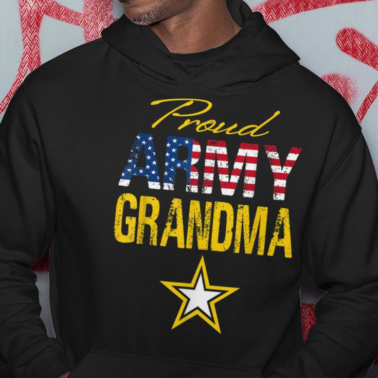 Proud Army Grandma Military Pride Usa Flag Hoodie Unique Gifts