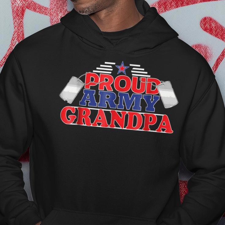 Proud Army Grandpa Patriotic American Independence Hoodie Unique Gifts