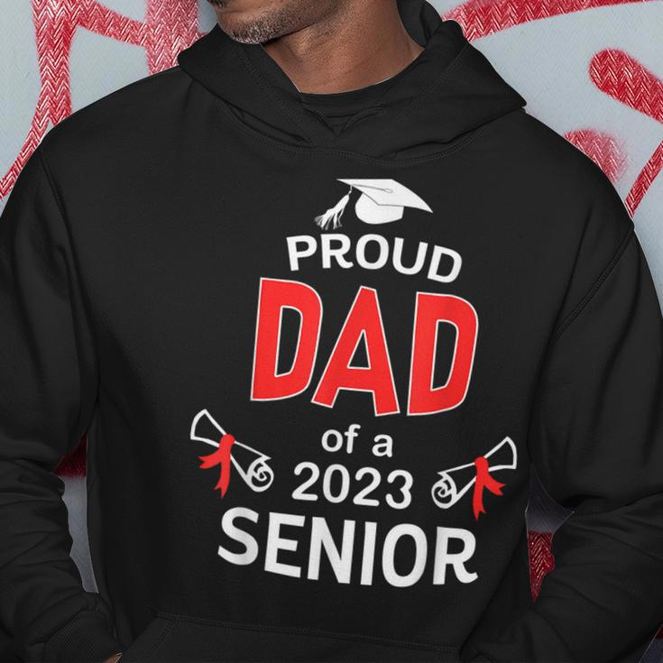 Proud Dad Of A 2023 Senior Graduation 2023 Daddy Gift Hoodie Unique Gifts