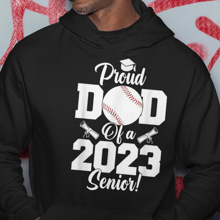 Proud Dad Of A Baseball Senior 2023 Funny Baseball Dad Hoodie Unique Gifts