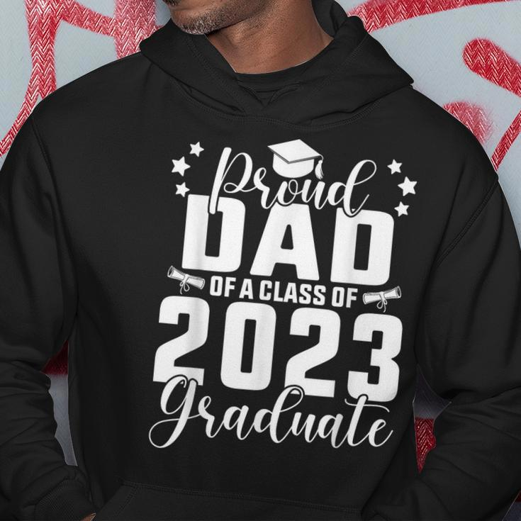 Proud Dad Of A Class Of 2023 Graduate Senior Family Hoodie Unique Gifts