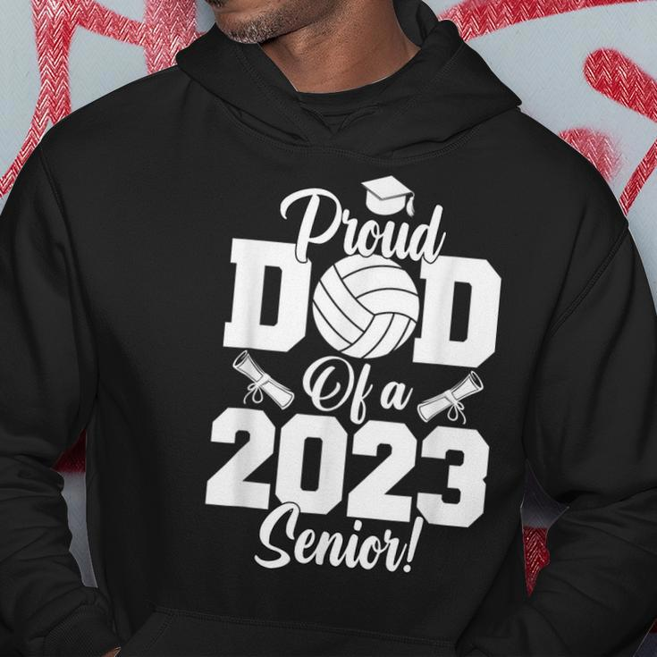 Proud Dad Of A Volleyball Senior 2023 Volleyball Dad Hoodie Unique Gifts