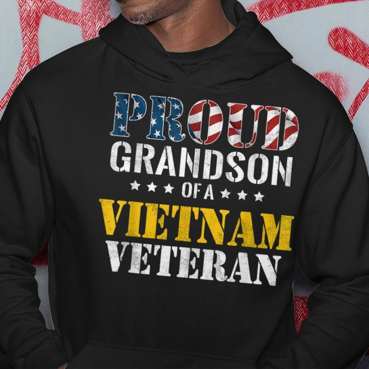 Proud Grandson Of A Vietnam Veteran | Us Veterans Day Hoodie Funny Gifts