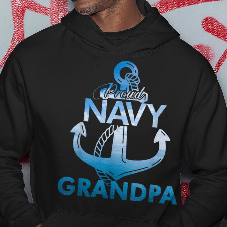 Proud Navy Grandpa Gift Lover Veterans Day Hoodie Funny Gifts