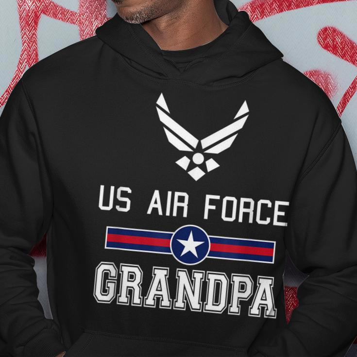 Proud Us Air Force Grandpa Military Pride Hoodie Unique Gifts