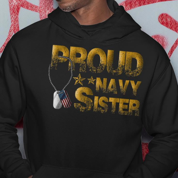 Proud Us Navy Sister American Pride Military Soldier Girls Hoodie Unique Gifts