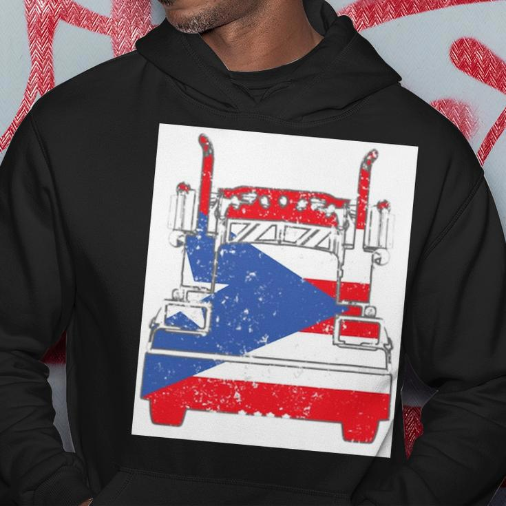 Puerto Rican Trucker V2 Hoodie Funny Gifts