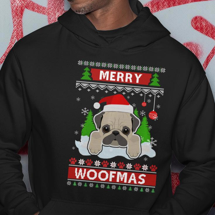 Pug Merry Woofmas Ugly Christmas Sweater Great Gift Hoodie Unique Gifts