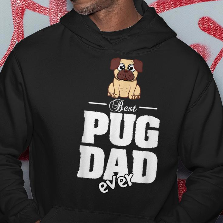 PugBest Pug Dad Ever Gift For Mens Hoodie Unique Gifts