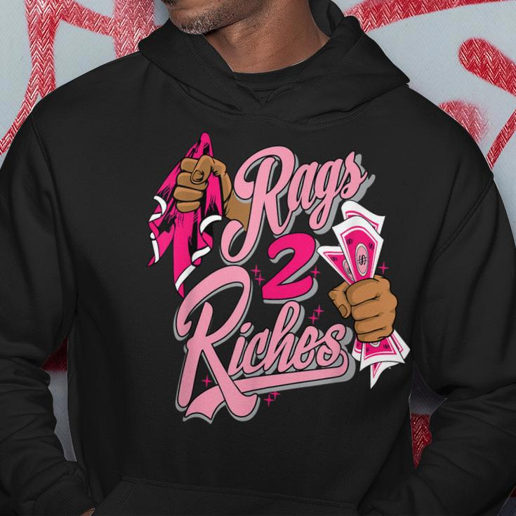 Rags 2 Riches Low Triple Pink Matching Hoodie Unique Gifts