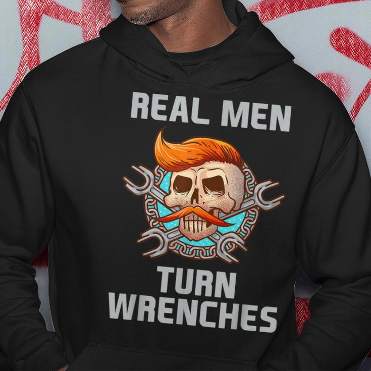 Real Men Turn Wrenches | Mechanic Hoodie Unique Gifts