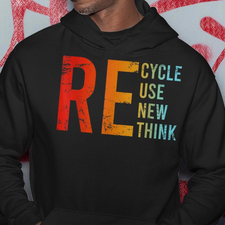Recycle Reuse Renew Rethink Activism Environmental Crisis Hoodie Unique Gifts