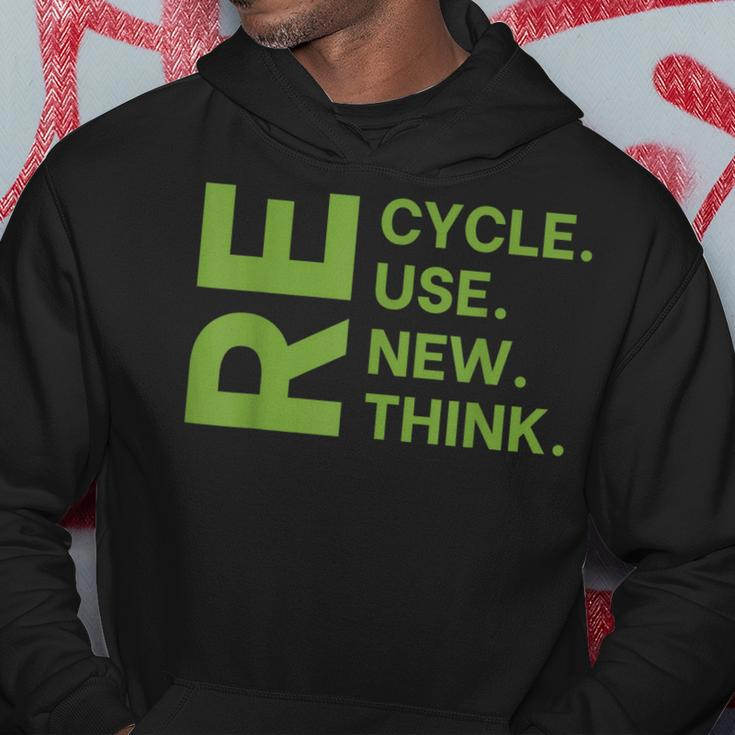 Recycle Reuse Renew Rethink Earth Day Environmental Activism Hoodie Unique Gifts