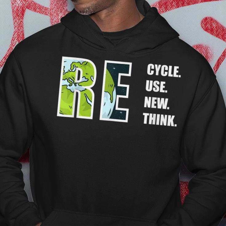 Recycle Reuse Renew Rethink Earthday 2023 Environment Hoodie Unique Gifts