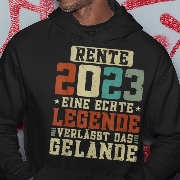 Rente 2023 Eine Echte Legende Verlässt Das Gelände Retro Hoodie Lustige Geschenke