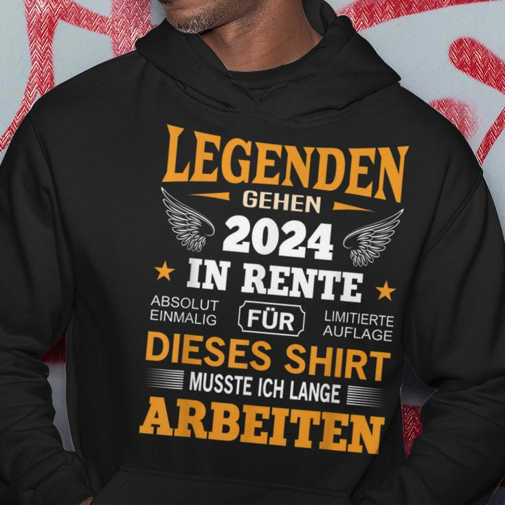 Rente 2024 Ruhestand Pension Deko Dekoration Rentner 2024 Hoodie Lustige Geschenke